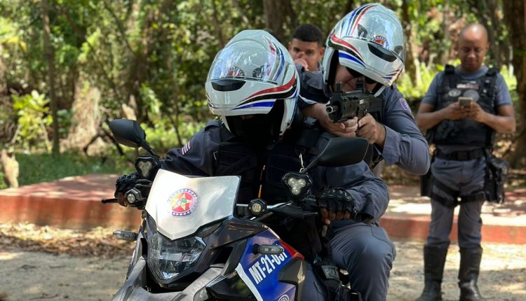 POLICIAIS DO 9º BATALHÃO PM RECEBEM INSTRUÇÃO E CAPACITAÇÃO DO 1° BATALHÃO DE MOTOPATRULHAMENTO TÁTICO DA PMMA