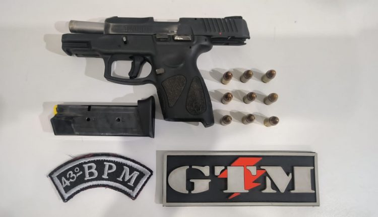 PMMA apreende arma de fogo no bairro Andiroba em São Luís