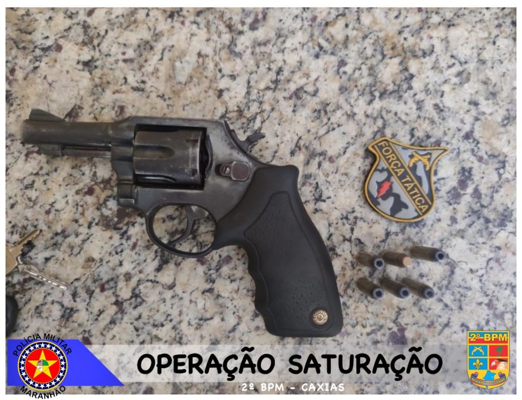 FORÇA TÁTICA DO 2º BATALHÃO DA PM RETIRA MAIS UMA ARMA DE FOGO DE CIRCULAÇÃO EM CAXIAS-MA.