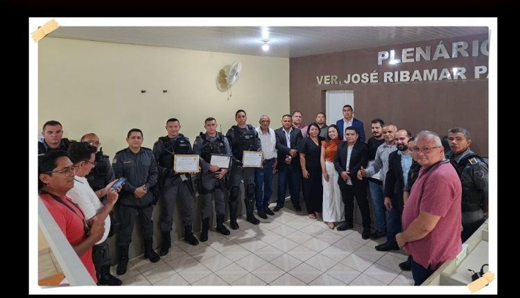 Policiais Militares do 11º BPM são homenageados na Câmara Municipal de Parnarama
