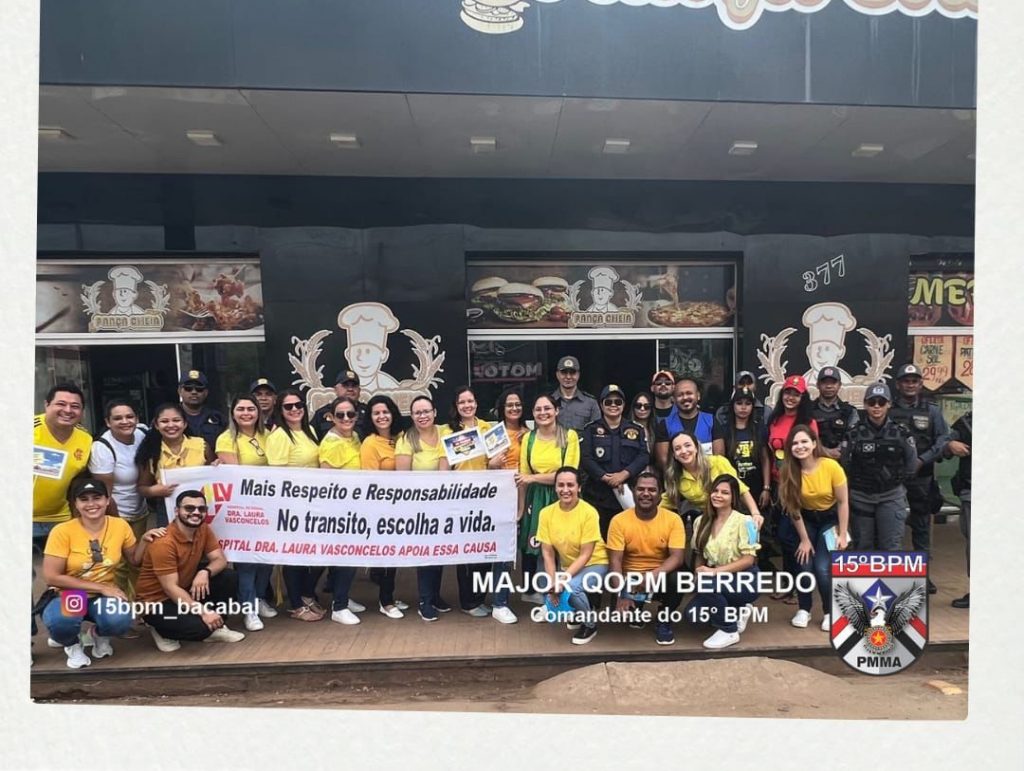 15º BPM PARTICIPA DE BLITZ EDUCATIVA ALUSIVA A SEMANA NACIONAL DE TRÂNSITO