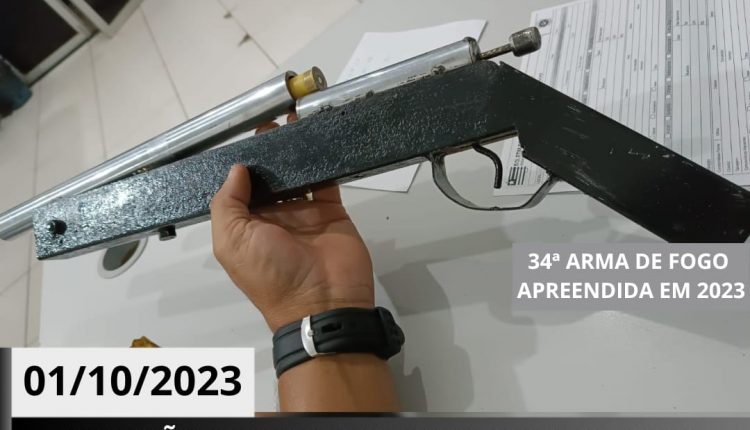 6º BPM RETIRA DE CIRCULAÇÃO MAIS UMA ARMA DE FOGO EM SÃO LUÍS