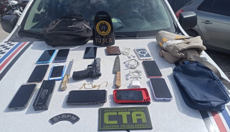 Polícia Militar prende dois homens por roubo a coletivo no bairro do Angelim, em São Luís