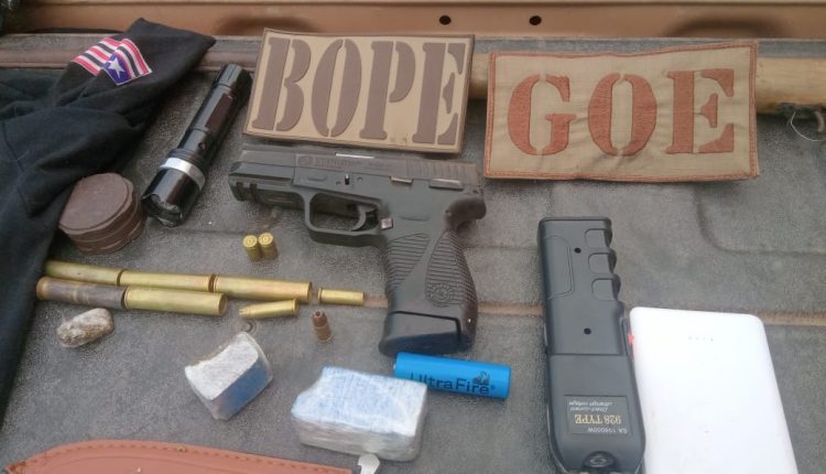 PMMA apreende armas de fogo e munições na cidade de Bequimão