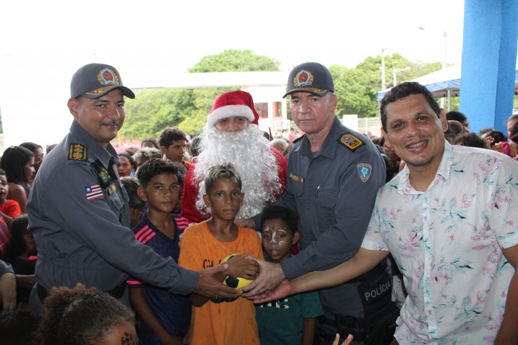 Polícia Militar promove Natal Solidário na cidade de São José de Ribamar
