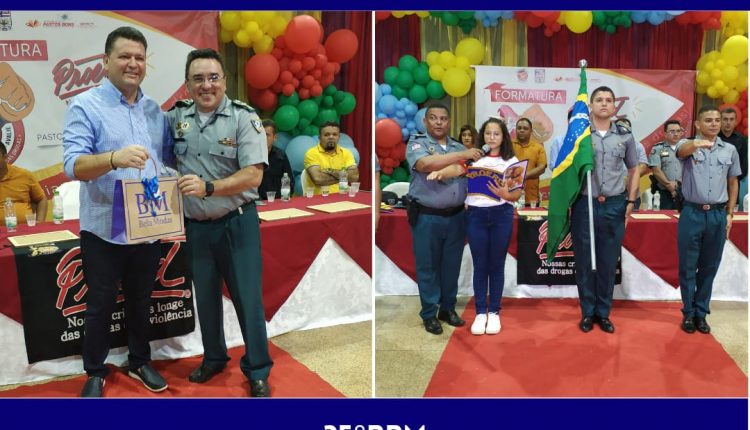 Polícia Militar forma 300 alunos do Proerd em Pastos Bons