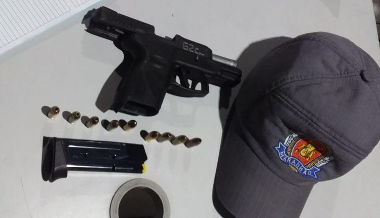 ARMA DE FOGO APREENDIDA DURANTE OPERAÇÃO NATAL SEGURO