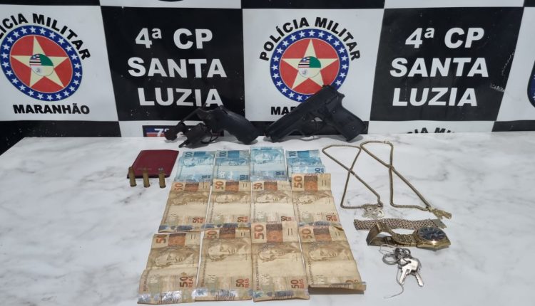 Ações da PM apreendem três armas de fogo e um simulacro no interior do Estado