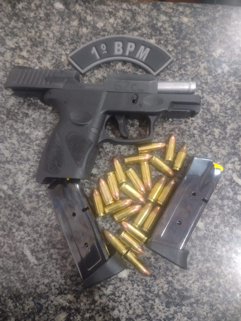 Em menos de 24h polícia militar apreende três armas de fogo e dois simulacros na Região Metropolitana de São Luís