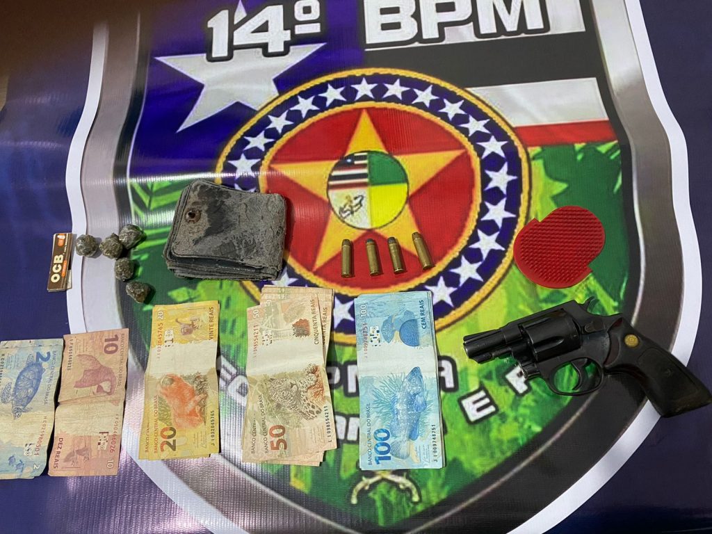 POLÍCIA MILITAR FAZ APREENSÃO DE ARMA DE FOGO E INDIVÍDUO É PRESO EM JOÃO LISBOA