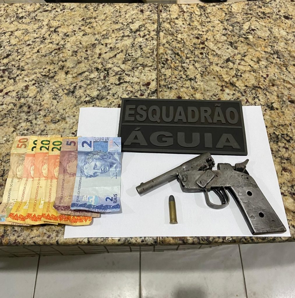OPERAÇÃO CIDADE SEGURA: ESQUADRÃO ÁGUIA REALIZA PRISÃO DE HOMEM POR POSSE ILEGAL DE ARMA DE FOGO EM CAXIAS-MA.