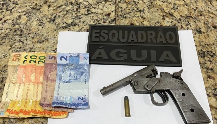OPERAÇÃO CIDADE SEGURA: ESQUADRÃO ÁGUIA REALIZA PRISÃO DE HOMEM POR POSSE ILEGAL DE ARMA DE FOGO EM CAXIAS-MA.