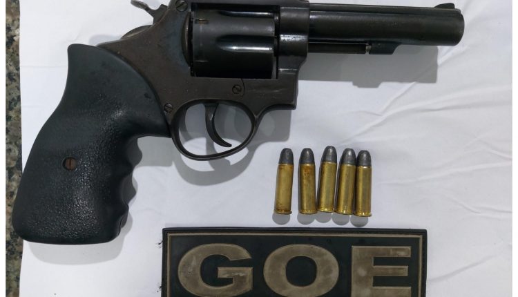 Polícia militar prende homem por porte ilegal de arma de fogo na cidade de Timon