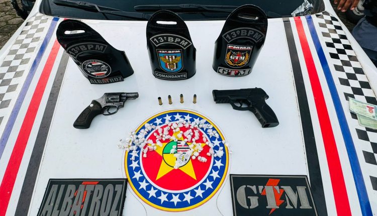 Operação Policial em São José de Ribamar Resulta em Apreensão de Armas e Drogas