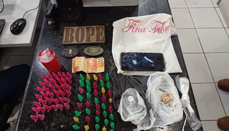 Equipe do BOPE PMMA prende suspeito com entorpecentes na Vila Samara II
