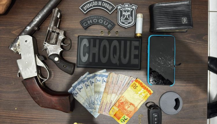 Suspeito armado é preso após perseguição policial em Bairro de Fátima