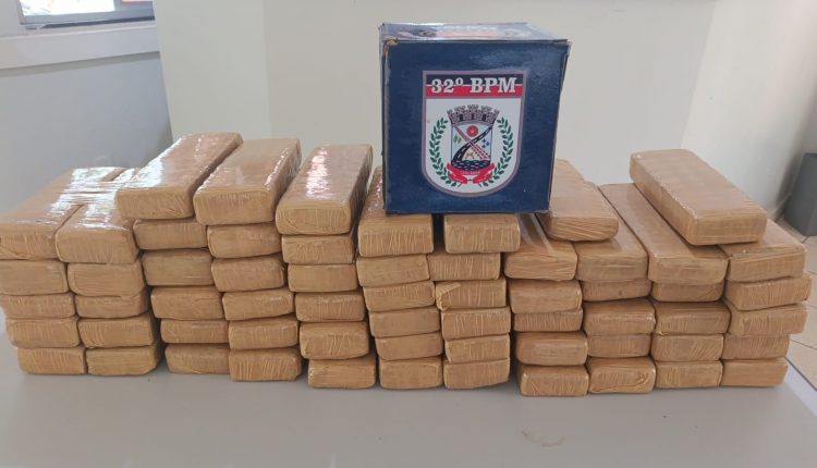 PMMA APREENDE 42 KG DE MACONHA EM SÃO PEDRO DA ÁGUA BRANCA