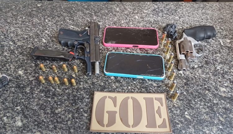 Polícia Militar prende dupla armada após tentativa de homicídio em Pinheiro