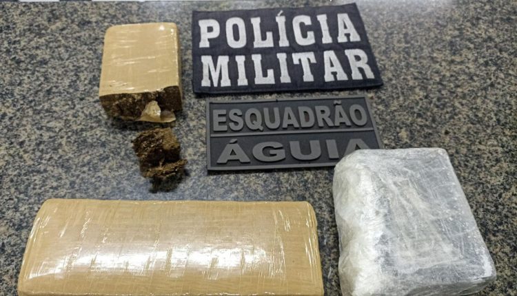 Polícia Militar apreende drogas com dupla na cidade de Paraibano
