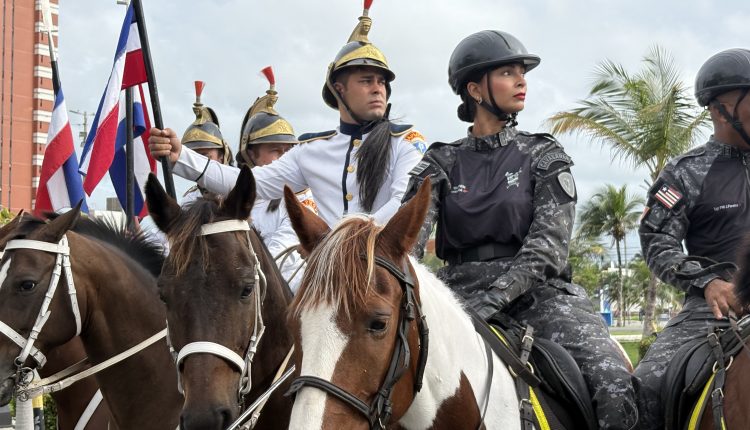 Solenidade militar marca a comemoração dos 40 anos do 1º RPMont (Cavalaria) da PMMA